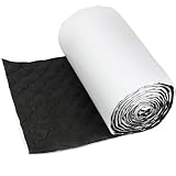 seiyishi 吸音シート デッドニングシート 断熱マット 630cm*50cm 断熱 保温 消音 騒音 防音 吸音材 自動車/室内装飾/楽器用 SY-2024717-BK-6.3M (ブラック-1ロール（6.3m))