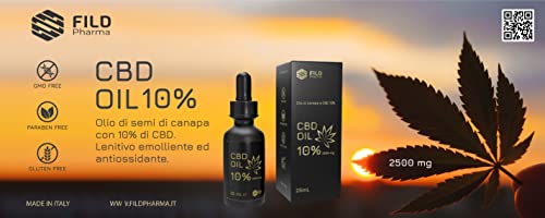 Fildoil 10% CBD Oil - olio di CBD al 10% - 25ml