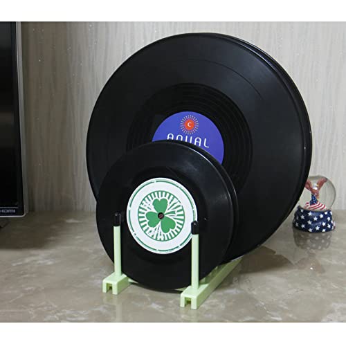 Vinyl Record Storage Holder Stand, CD Display Stand, Cleaning Device Drying Rack, Desktop Magazine...