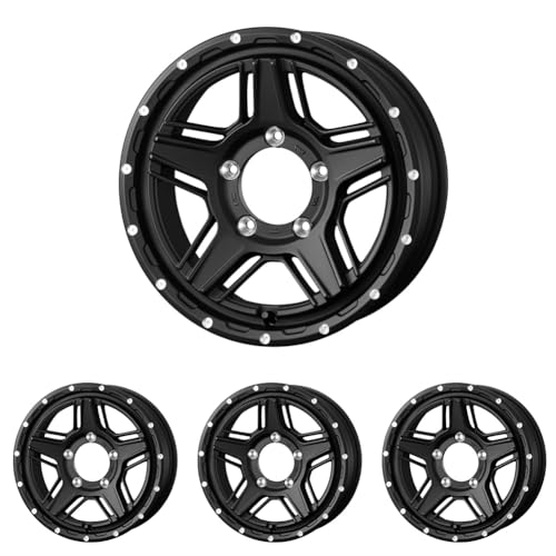 WEDS ADVENTURE MUD VANCE 07 16C` 5H PCD139.7 5.5J +22 FULL MAT BLACK y0040533z (× 4)