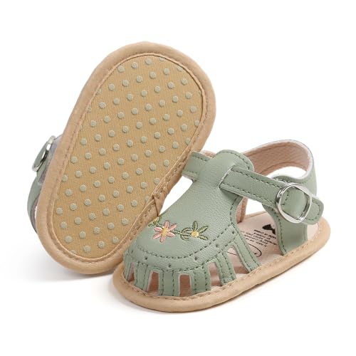Image of Infant Baby Boys Girls Summer Sandals Party Wedding Dress Flats Shoes Newborn Crib Shoes First Walkers Prewalkers 0-18 Months