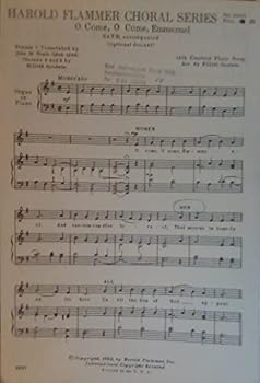 O come, O come, Emmanuel. SATB, accompanied (optional descant). Stanza 1 translated by John M. Neale (1818-1866). Stanzas 2 and 3 by E. Goodwin. 13th century plain song, arr. by E. Goodwin