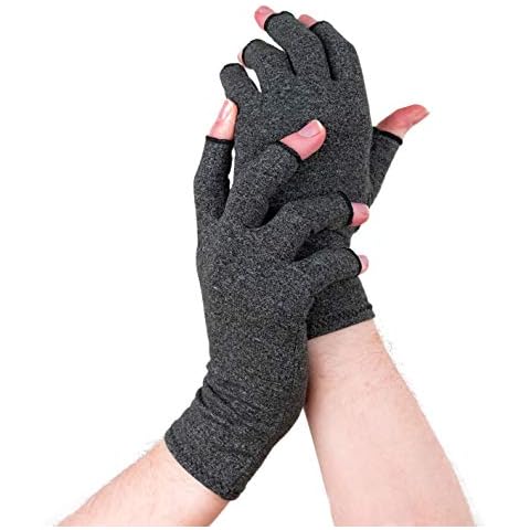 Actesso Arthritis Pain Relief Gloves - Arthritic Compression Support for Hands for Day & Night - ONE Pair (Medium) Cover