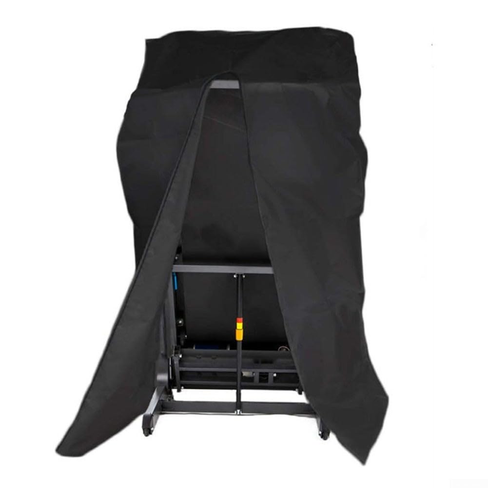 Housse pour tapis de course pliable - Protection imperméable avec fermeture éclair et cordon de serrage - Pour l'extérieur