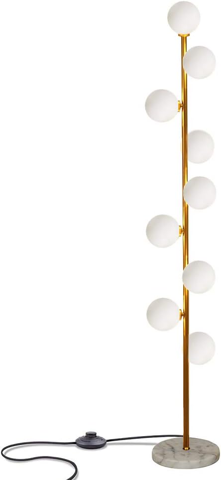 Hsyile Lighting KU300198 Cozy Elegant Modern Creative Floor Lamp for Living Room,Bedroom,Office,9 Lights