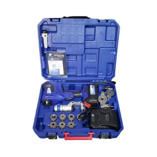 CUDTAPI Herienta de abocardado eléctrica Recargable E800AML, expansor de Boca abocardada de latón de 6-19 mm, herienta de abocardado de tuberías de Cobre for Aire acondicado(E800AM)