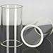 Transparent Borosilicate Glass Observation Window, 167 * 300 * 9mm Industrial Glass Blowing Tubing 1pc