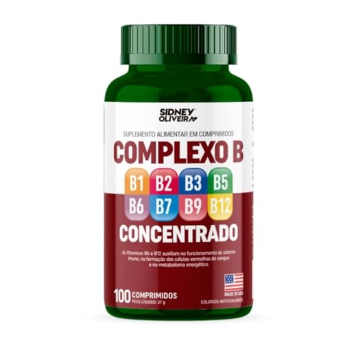 Complexo B 100 Comprimidos Sidney Importado USA