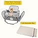 Refrze Cat Carrier,Dog Carriers for Small Dogs Medium Cats Pet Carrier up to 15 Lbs, TSA Airline Approved Cat Carrier Soft, Cat Dog Crate Travel Bag,Grey