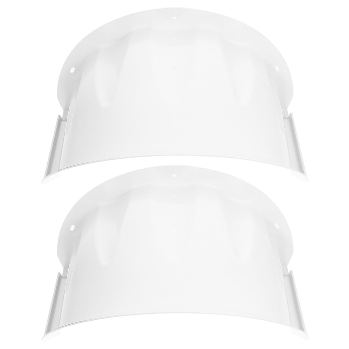 Protector de cámaras exteriores impermeable con parasol para evitar reflejos de sol 8