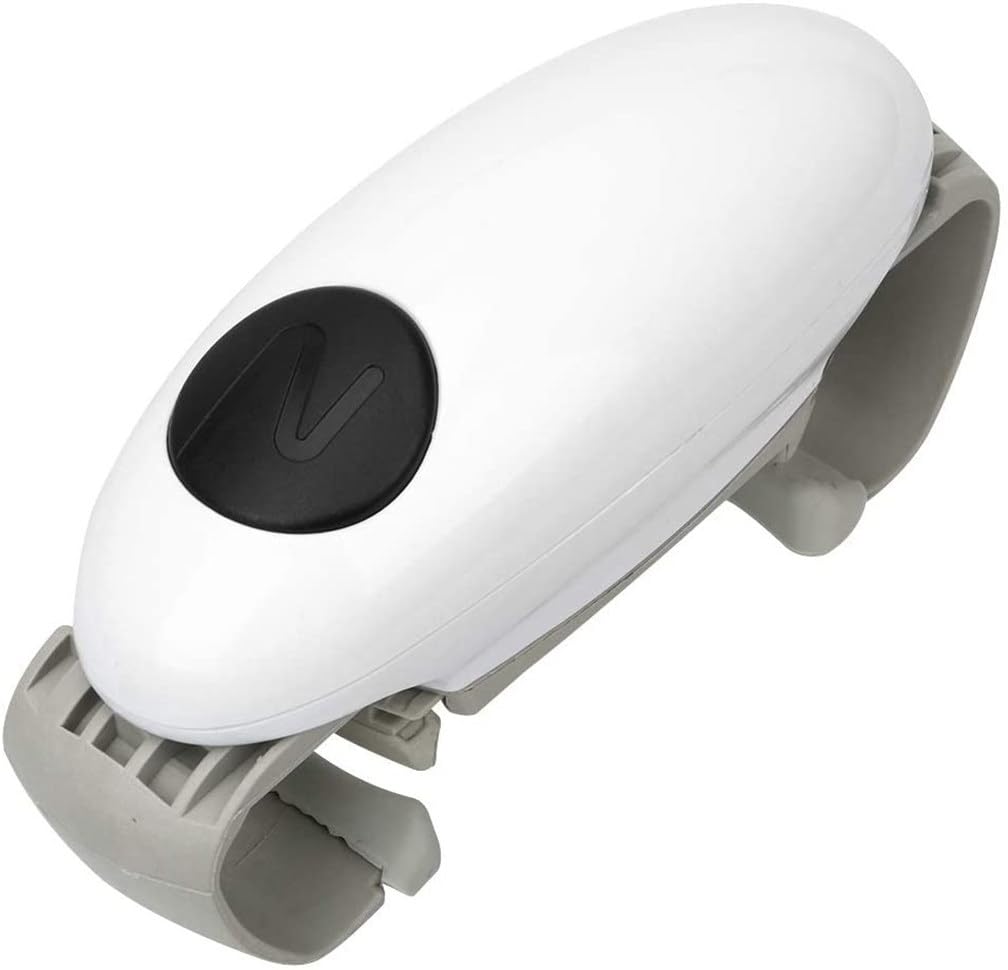 Abrelatas eléctrico, abrelatas de Cocina, los Bordes Son ordenados y Lisos. Parada automática Inteligente, abrelatas, abrelatas para restaurantes. ¡La Mejor opción,Black
