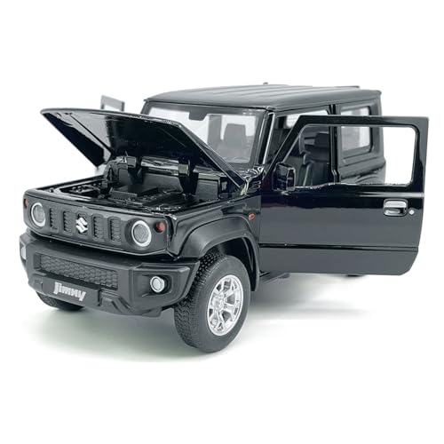 Modelo 1:24 Jimny SUV 2021 coche de juguete metal miniatura 3