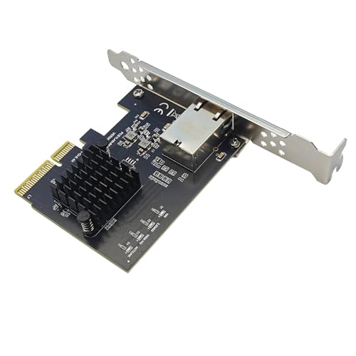 Tarjeta de Red Gigabit de 10Gbps PCIe3.0 4X Adaptador Ethernet con Chip RTL8127AT para PC de Escritorio miniatura 6