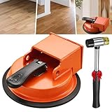 Floor Gap Fixer Tool, 2026 Heavy-Duty Floor Gap Fixer Suction Cup for Wood and Vinyl Planks, Carbon Steel Floors Suction Cup Tool with Rubber Pad, Adjustable Height Setter Close Unsightly Seams (#2)