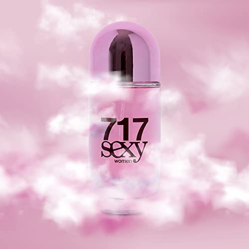 Novoglow 717 Sexy Women- 100Ml/3.4 Fl Oz Eau De Parfum Spray - Long Lasting Floral Citrusy & Powdery Fragrance Smell Fresh & Clean All Day Includes Carrying Pouch Gift For Women For All Occasions #TOP7