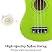 Amdini 21 Inch Ukulele for Beginners Basswood Soprano Ukelele Kit for Kids Adult Student Starter Mini Guitar Ukalelee Pack Bundle with Book Gig Bag Tuner Strap Picks Nylon Strings (Green)