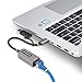 StarTech.com USB-C to Ethernet Adapter w/USB-A Dongle, 10/100/1000Mbps, USB GbE Adapter, 6in/15cm Attached Cable, Status LEDs