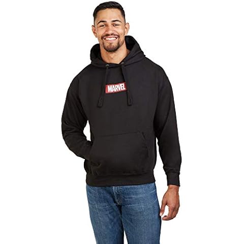 Marvel Box Logo Capucha para Hombre Cover
