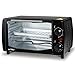WOLTU BF08sz Minibackofen 12 Liter, 800 Watt Toasterofen | Pizzaofen | Backblech mit Timer Mini Backofen für Pizza, Toast, Truthahn, Hot Dogs Schwarz