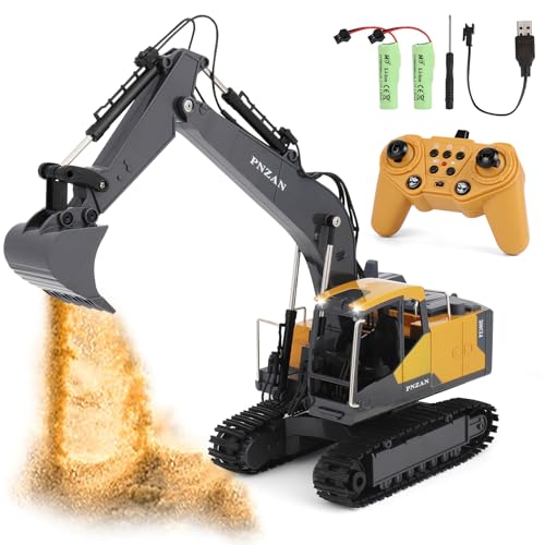Carastek Escavatore Radiocomandato per Bambini, Scavatore Telecomandato, Escavatore Ruspa Trattore...