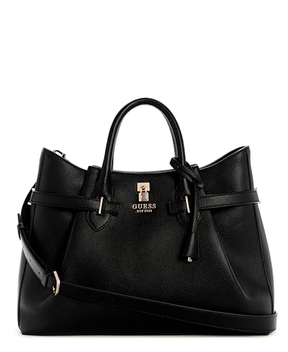 GUESS Damen Yesba Girlfriend Satchel Ranzen, Schwarz