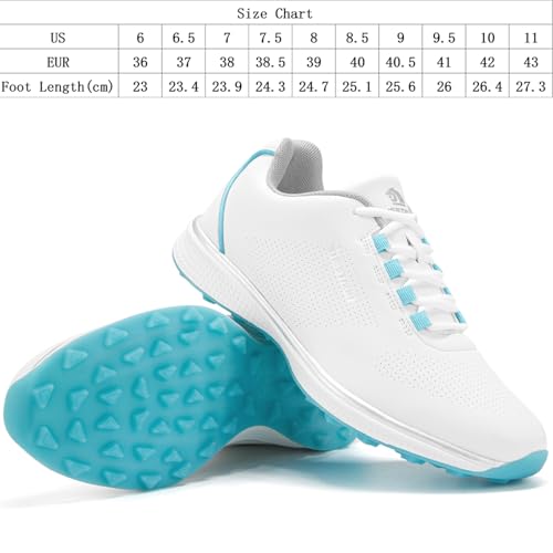 Zapatillas de golf para mujer antideslizantes para jugar sin resbalones ni humedad 5