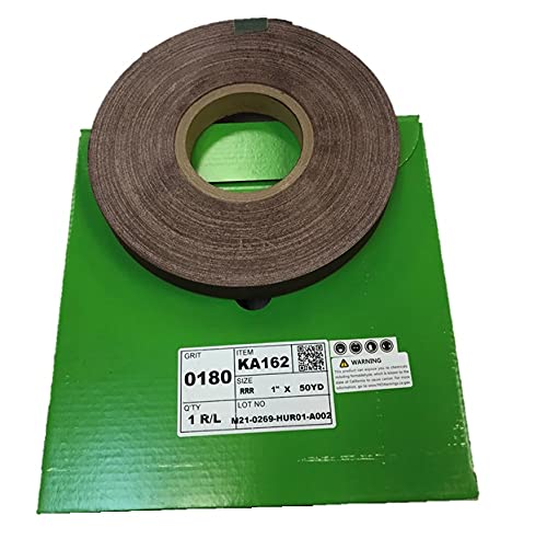 Miniatura 25 de Rollo de lijado de 1" x 50YD, A/O, J-wt respaldo de tela de algodón (P80)
