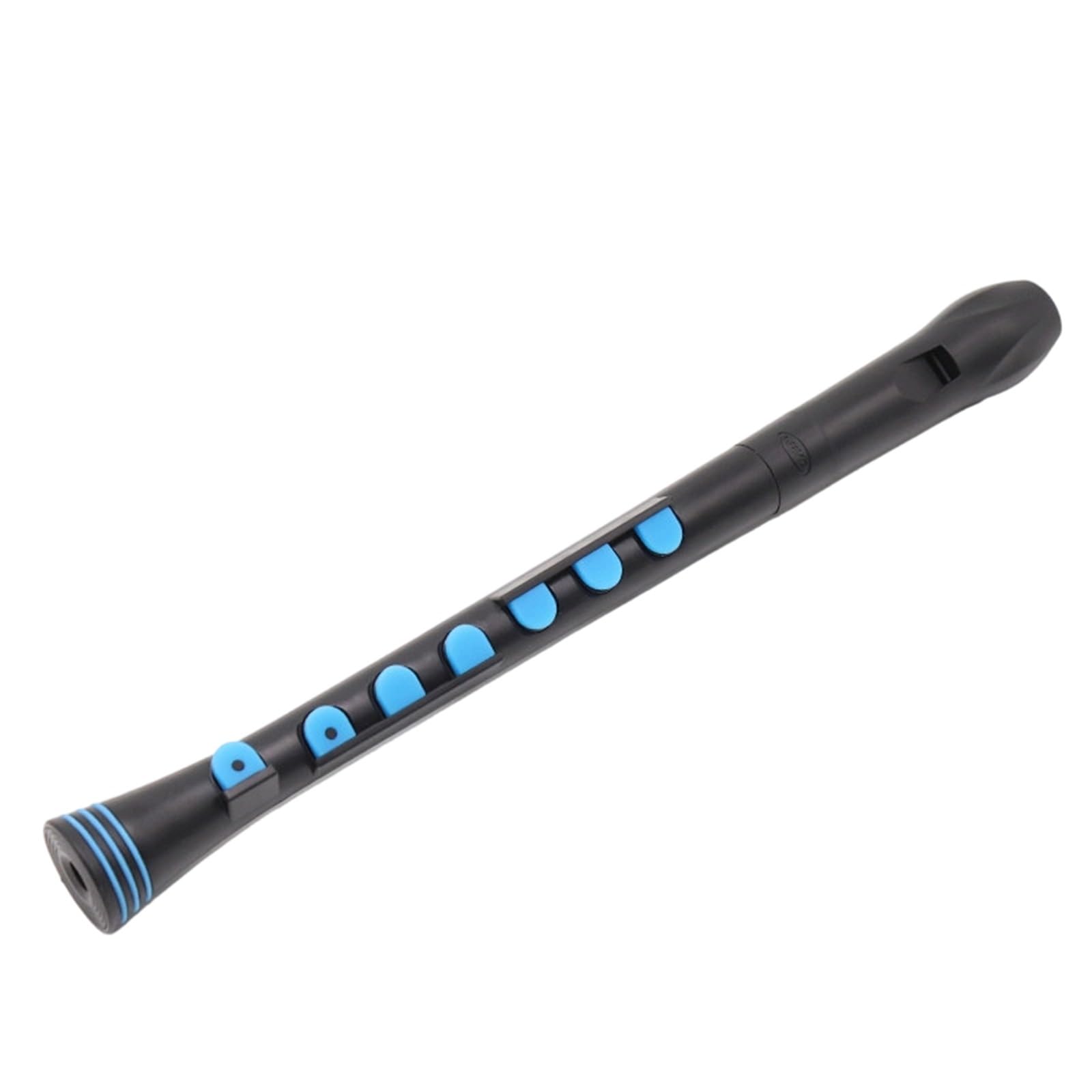 Flet Prosty Plastikowy Flet Prosty C Major Przenośny Instrument Dla Początkujących(Black blue)