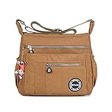 Dimensión de Bolso: 11cm (Ancho) x 31cm (Longitud) x 23cm (Altura). Bolsos de Nylon vintage es Conveniente para que usted pueda ordenar las cosas.