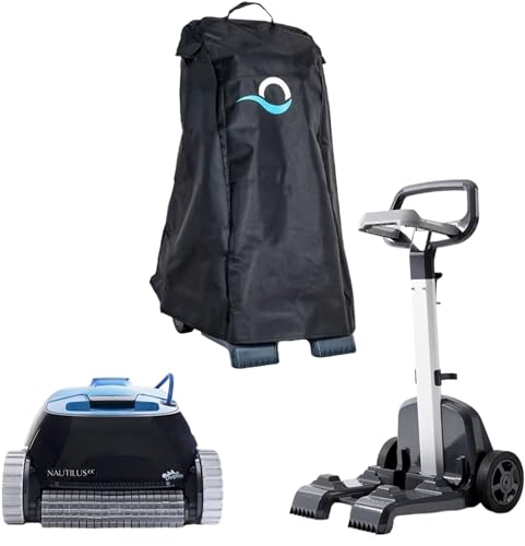 Dolphin Nautilus CC Robot limpiafondos Piscina automático para Piscinas enterradas de 10 m con Carro de Transporte y Funda Protectora Classic Dolphin Nautilus CC Robot limpiafondos Piscina automático para Piscinas enterradas de 10 m con Carro de Transporte y Funda Protectora Classic