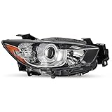 JSBOYAT Headlight Assembly Replacement for 2013-2016 Mazda CX-5 Factory [Halogen Type] Projector Headlamp Right Passenger Side