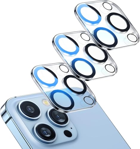 Giftorld [3 Pack Camera Lens Protector for iPhone 14 Pro 6.1" ＆ iPhone 14 Pro Max 6.7",9H Tempered Glass,Anti-Scratch,Case Friendly,Night Circle,No-Bubble HD Clarity,Full Cover