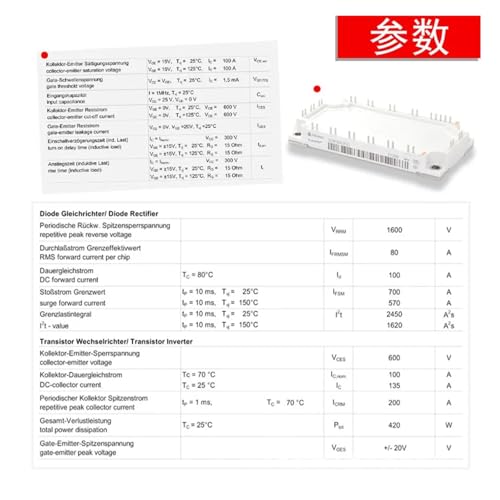 Module BSM100GP60 module igbt de puissance pour onduleur industriel - 3