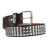 Holibanna 1 Pc Ceinture à rivets ceinture cloutée en jean rochet à cliquet pour homme Ã...