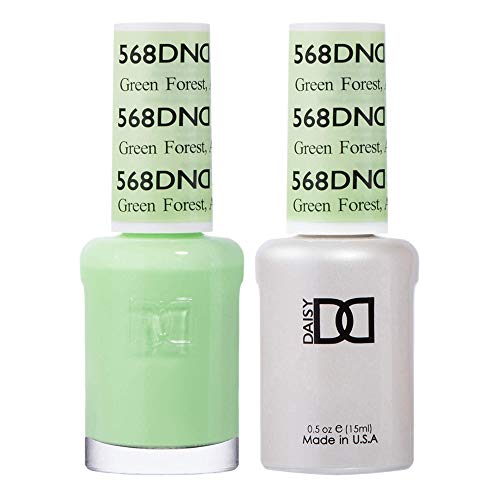 DND Duo Gel & Nail Polish Set - Green Forest AK 568-2x15ml