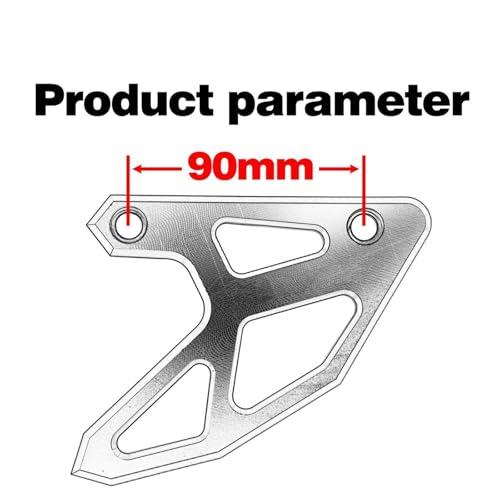 Cubierta protectora de disco de freno para evitar daños en circuitos de enduro 3