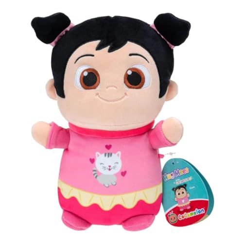 Peluche Squishmallows Hugmees Cocomelon Cece de 25 cm pour s'amuser au quotidien