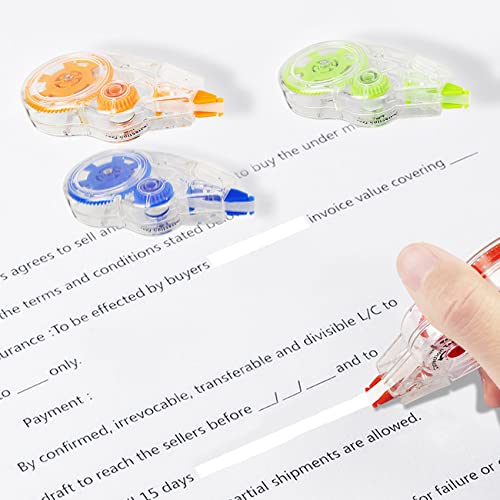 Edsrdrus 5Pcs Correction Tape, Extra-Long Tape Eraser, Colorful Correction Tape For Office Administration, Note Taking, Marking, Crafting (Green) #TOP4