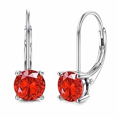 Silver+watermelon red 1.0 ct