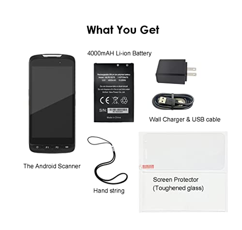Vanquisher RD50T Rugged Android 11 Handheld Barcode Scanner Touch Screen Mobile Computer Portable Pda 1D & 2D Bar Code Reader Wi-Fi & 4G Lte thumb #6