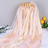 CRÉEZ UNE ATMOSPHÈRE: Chaque Baguettes en Dentelle a une cloche dorée sur le dessus qui crée un son mélodique lorsquelle est secouée. Lélégant ruban de dentelle et la cloche créent une atmosphère romantique pour les fêtes ou les mariages. Ce qui apporte beaucoup de joie aux fêtes et célébrations de toutes sortes. Les bâtons de mariage blancs symbolisent la pureté et la paix, simples et beaux.