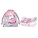 Pack escolar Unicornio Sandwichera con 3 Compartimentos para niños - lonchera Infantil - Porta merienda - Fiambrera Decorada- bolsa porta alimentos-sandwichera escolar.