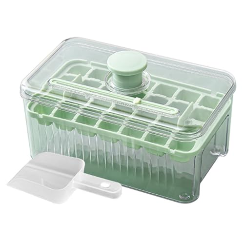 Bandeja para hielo de silicona con tapa y cuchara miniatura 2