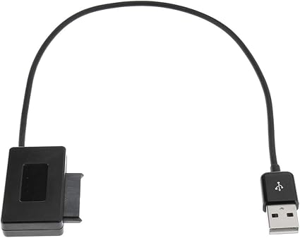 アダプタケーブル Usb 2 0 ノートパソコンcd Dvd光学ドライブに適用 便利 接続 Sata 34cm Perfk