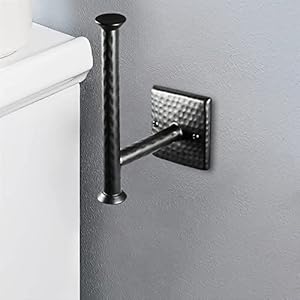 Monarch Abode 19133 Hand Hammered Metal Toilet Paper Holder and Dispenser for Bathroom Hardware and Storage, Holds, Dispenses, Mounting Hardware Included, Matte Black Monarch Abode 19133 Hand Hammered Metal Toilet Paper Holder and Dispenser for Bathroom Hardware and Storage Holds Dispenses Mounting Hardware Included Matte Black