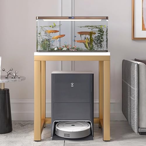 Support pour aquarium robuste et meuble de rangement compact pour votre salon