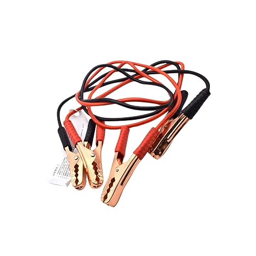 Anneome 2.2m Cavo Avviamento Emergenza Auto Con Pinze in Rame Resistente e Facile Da Usare Cavo Di Alimentazione Per Batteria Veicoli e Generator Nero e Rosso