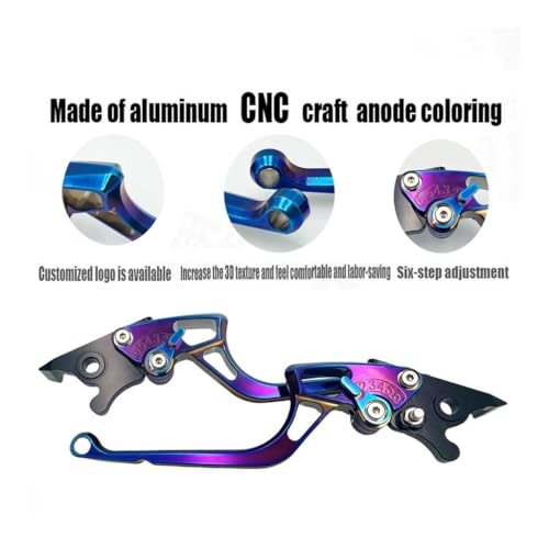 Palancas de embrague extensibles CNC de aluminio premium para Yamaha MT-25 6