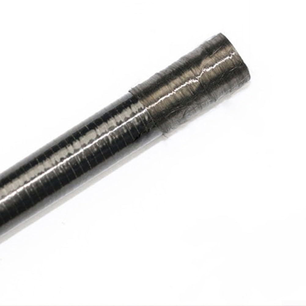 1 fil de construction de canne à pêche de 5 m en fibre de carbone pour fixation d'anneau de guidage et guide de canne à pêche ligne de fixation à œillets adaptée pour la réparation