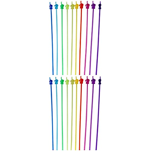 Toddmomy 20 ponteiros de mão para apresentação, ponteiro de dedo para ensino, apoio para sala de aul